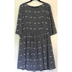 Gray Unicorn Dress