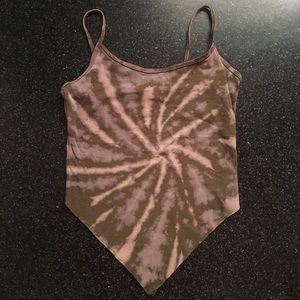 Asymmetrical Pixie style top