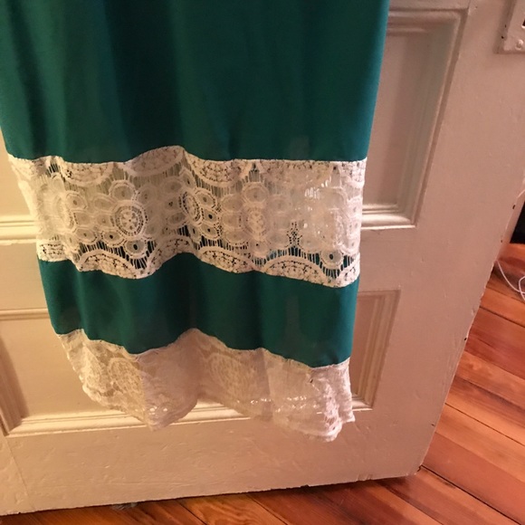 Sleeveless Lace Panel Maxi Dress NWOT - Picture 4 of 5