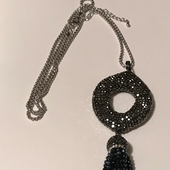 Marquesinas Tassel Pave Necklace - Picture 3 of 4
