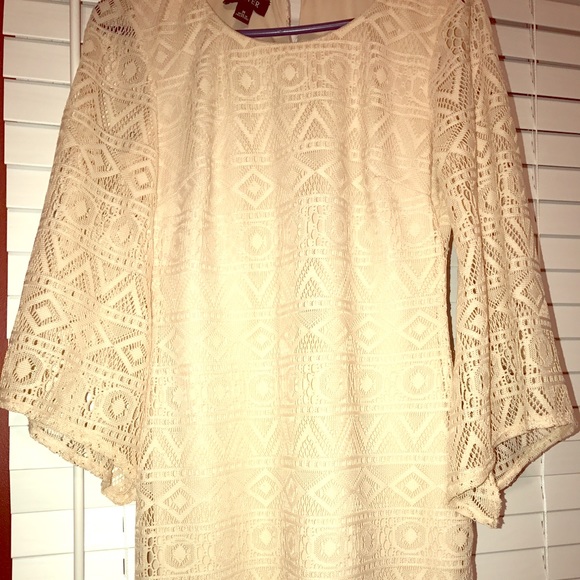 *LAST CHANCE*Cream color boutique style dress! - Picture 1 of 3