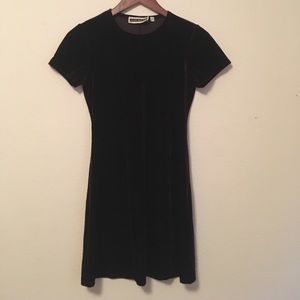 90’s Vintage — Deep Purple Velvet Tee-Dress 90’s Vintage — Deep Purple Velvet Tee-Dress