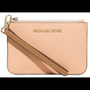 Michael Kors Saffiano Wristlet Wallet Michael Kors Saffiano Wristlet Wallet