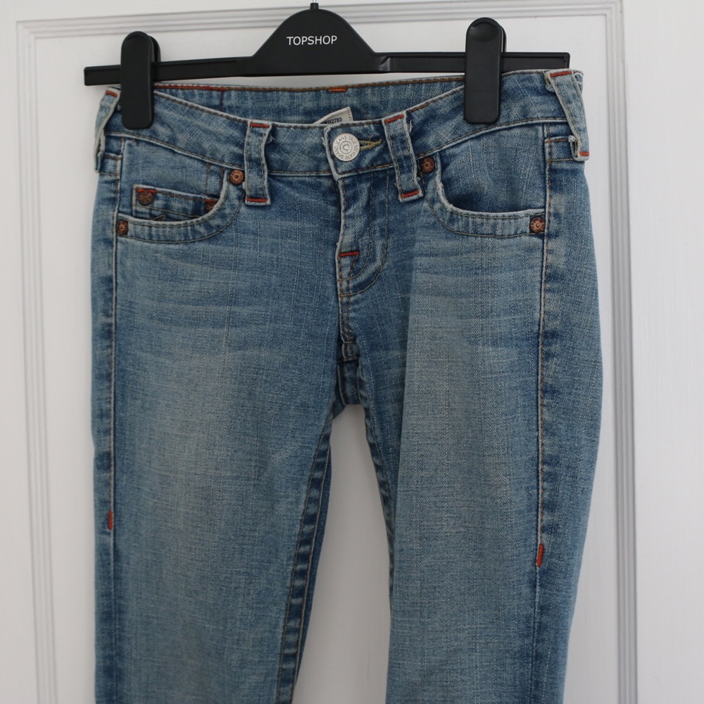 Light washed True Religion Jeans