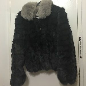 100% animals furs beautiful jacket