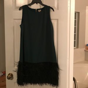 Cremieux Hunter Green Party Dress