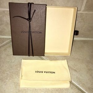 Louis Vuitton wallet box with dust bag