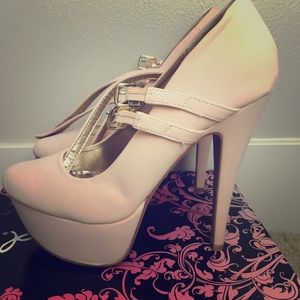 Blush heels