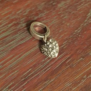 Fossil Heart Charm Fossil Heart Charm