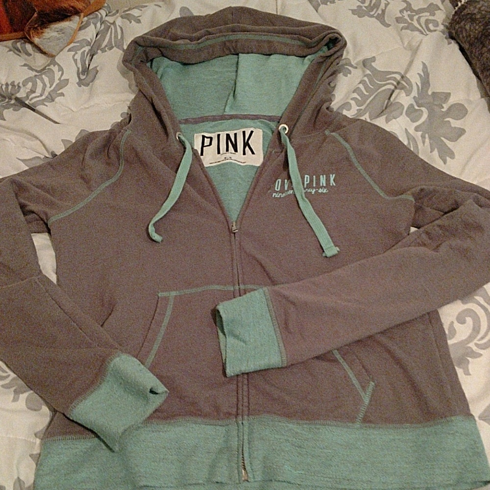 Pink light weight hoodie