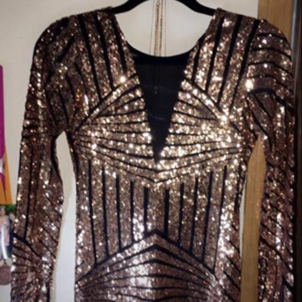 Sequin mini dress