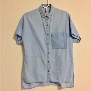 Zara oversized denim shirt Zara oversized denim shirt
