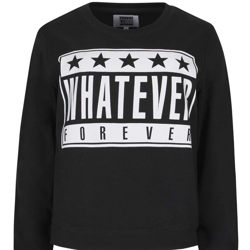 NWT Whatever Forever Black Sweater
