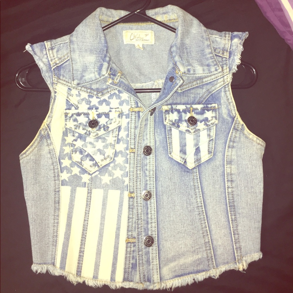 Denim vest