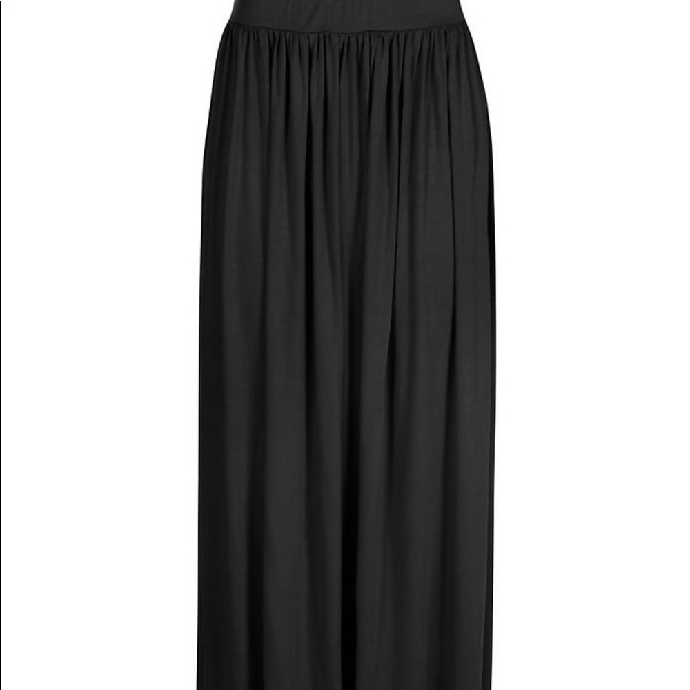 Floor sweeping jersey ultra soft maxi skirt - Picture 3 of 3