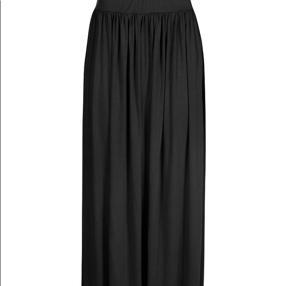 Floor sweeping jersey ultra soft maxi skirt - Picture 3 of 3