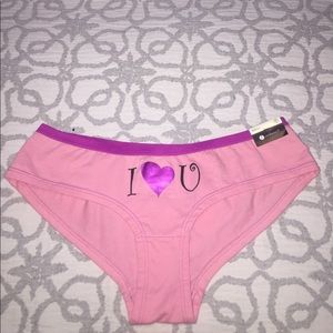 I 💜 U Printed Hipster with Foil Heart ✨Brand New✨