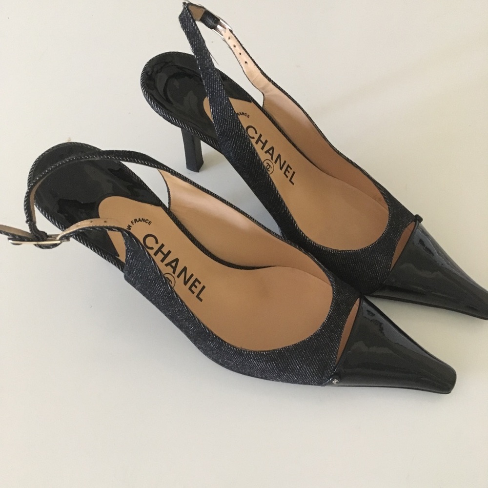 Chanel sling backs