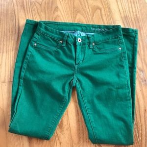 Green BlankNYC Skinny Jeans