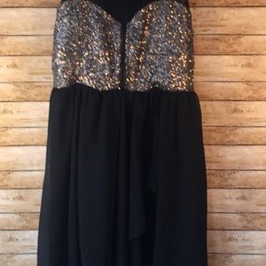 Flash sale 🔥Black and silver sequence dress