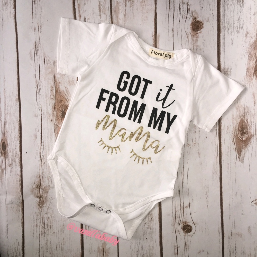 Boutique 💗I got it from my mama onesie.