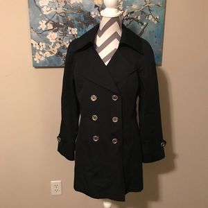 Michael Kors Black Rain Coat Jacket - Trench Coat Michael Kors Black Rain Coat Jacket - Trench Coat