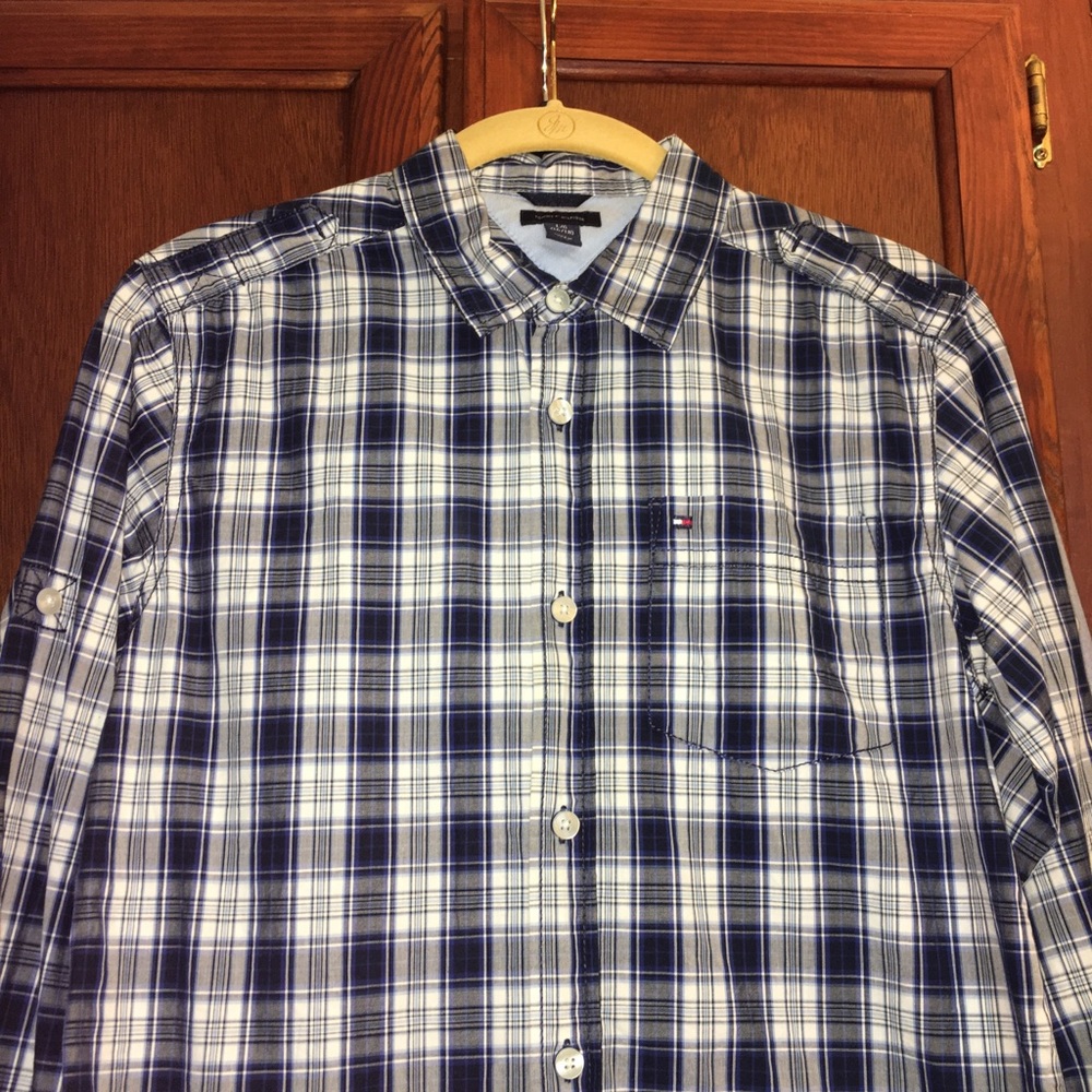 Boys Large Tommy Hilfiger button down shirt