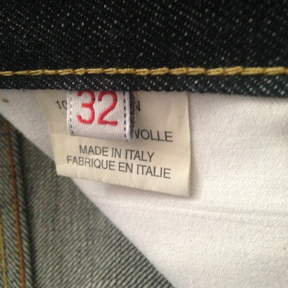 EVISU Custom Made Womens Jean (SZ 32) Made Italy - Picture 7 of 8