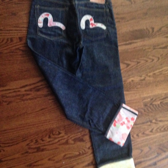 EVISU Custom Made Womens Jean (SZ 32) Made Italy - Picture 5 of 8