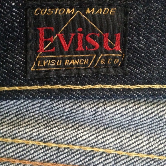 EVISU Custom Made Womens Jean (SZ 32) Made Italy - Picture 4 of 8
