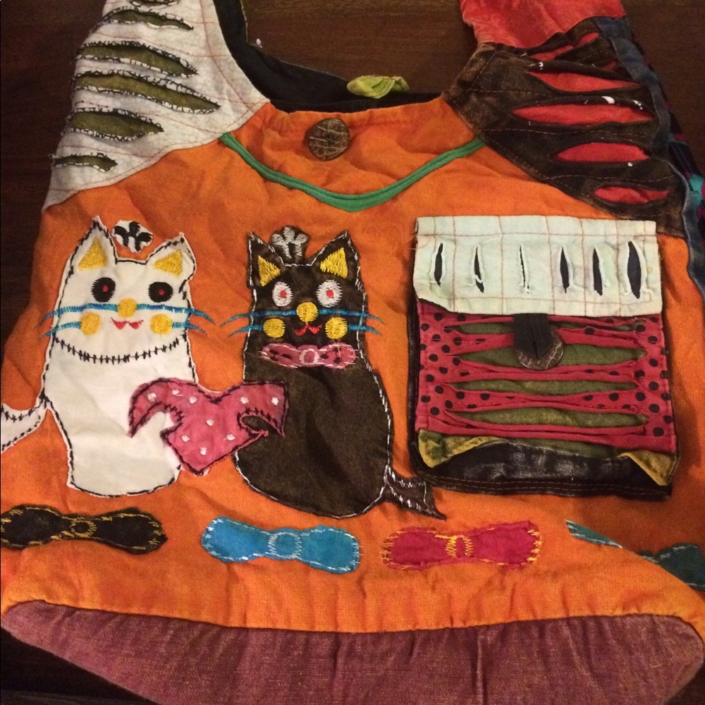 Cat crossbody bag