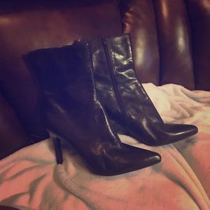 Nine West High Shaft Ankle Booties