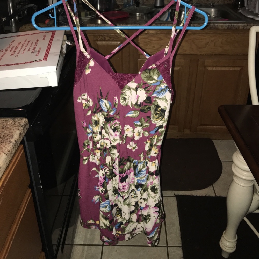 Romper medium but I'm a small and it fits me great
