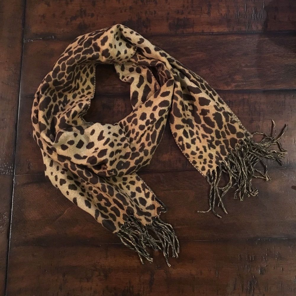 Cheetah Print Scarf