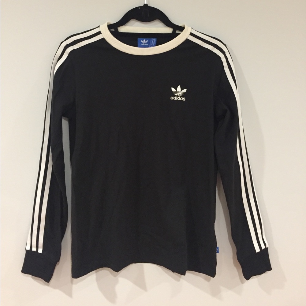 Adidas 3-Stripe Long Sleeve T-Shirt