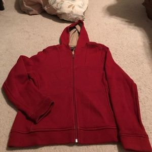 Banana Republic Red and Tan Jacket