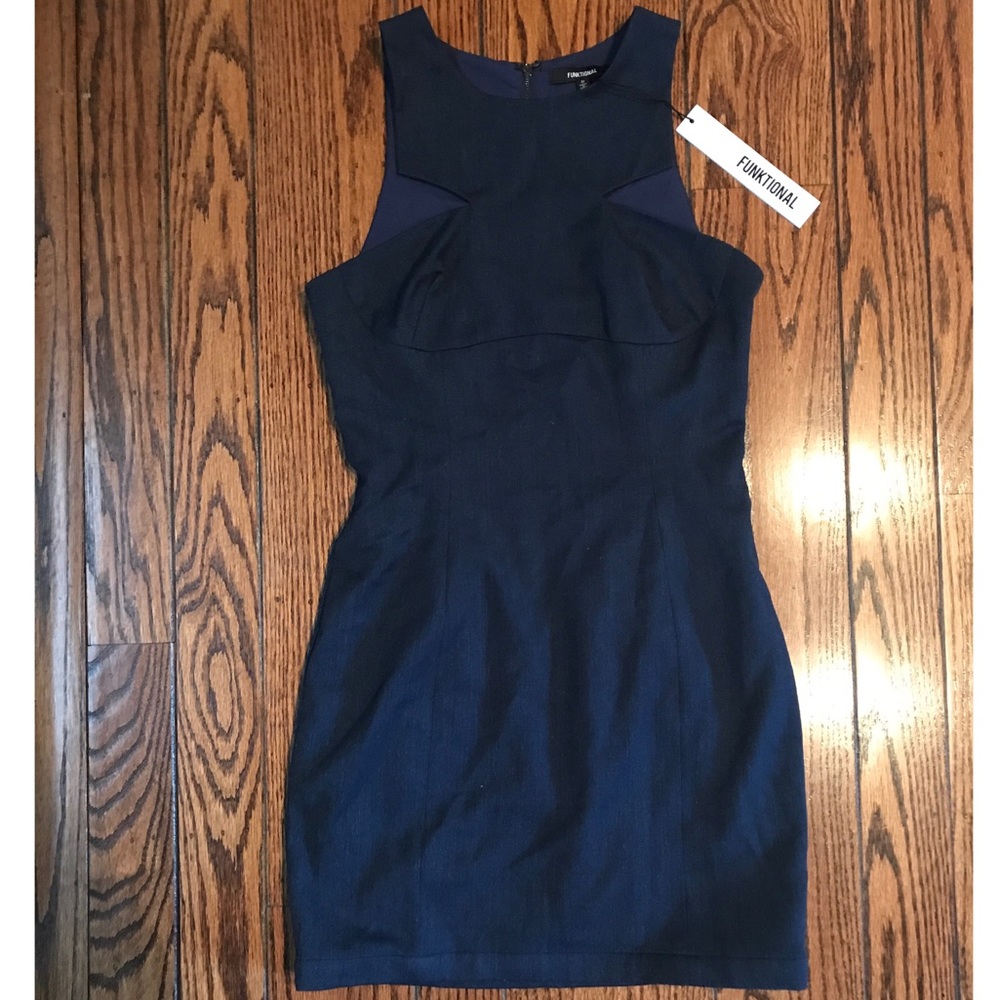 New with tags! Funktional Denim Indigo dress