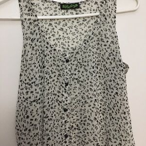 Sidecca sheer flower power pattern