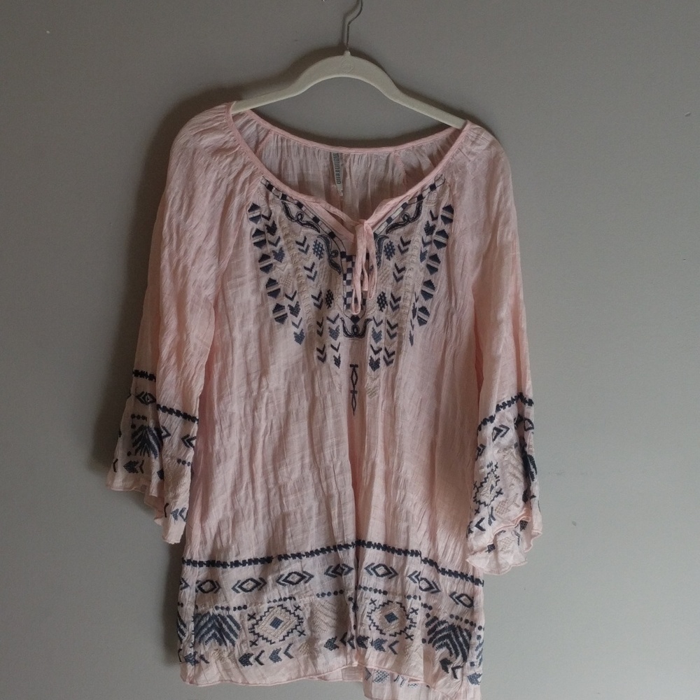 Flowy pink tunic