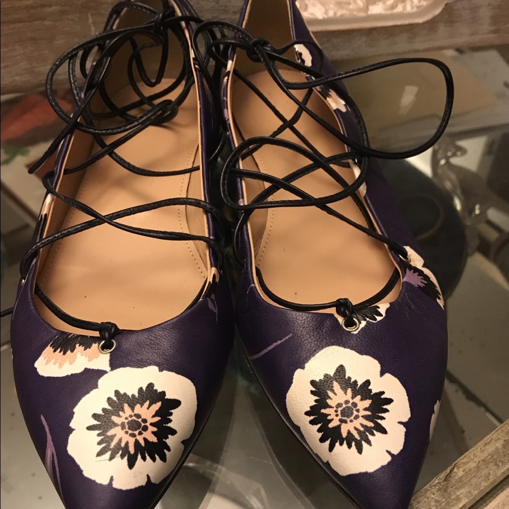 J crew lace up shoes