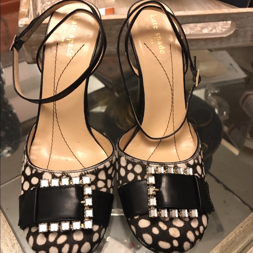 Kate spade calf hair shoes