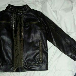 Black Rivet Leather Jacket