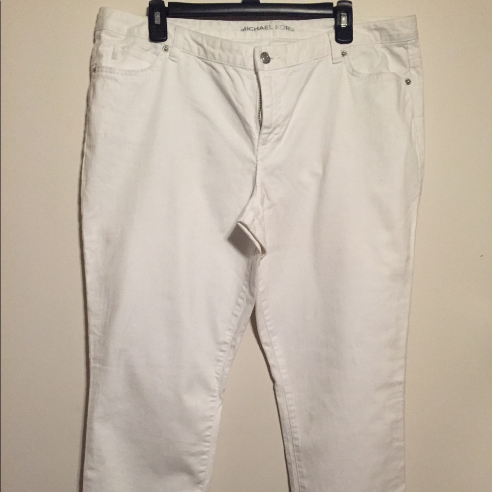 Michael Kors white jeans - new without tag size 16