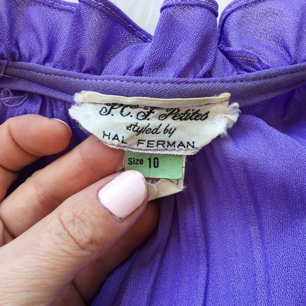 🌼 Vintage purple dress 🌼 - Picture 4 of 4