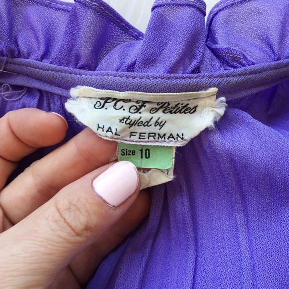 🌼 Vintage purple dress 🌼 - Picture 4 of 4