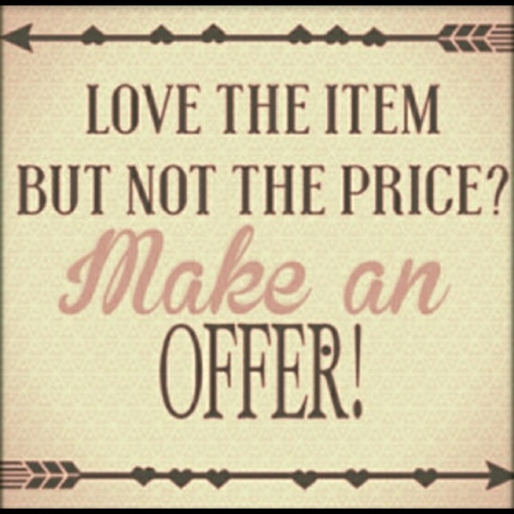 I love to negotiate!