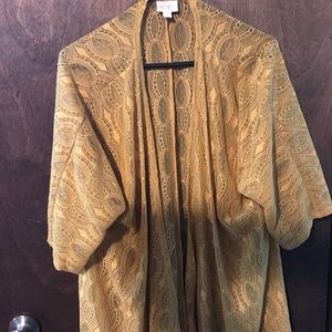 Small Gold/Dark yellow Lularoe Lindsay