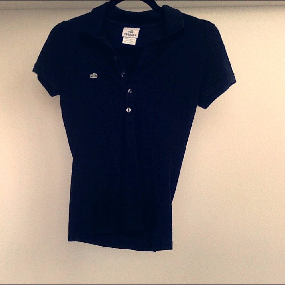 Black Lacoste Polo