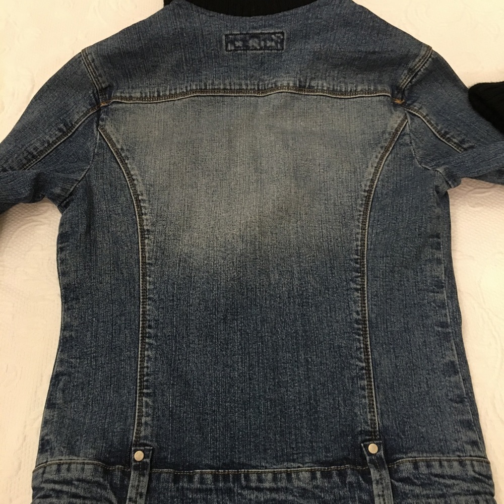 Stretch denim jacket. - Picture 3 of 8