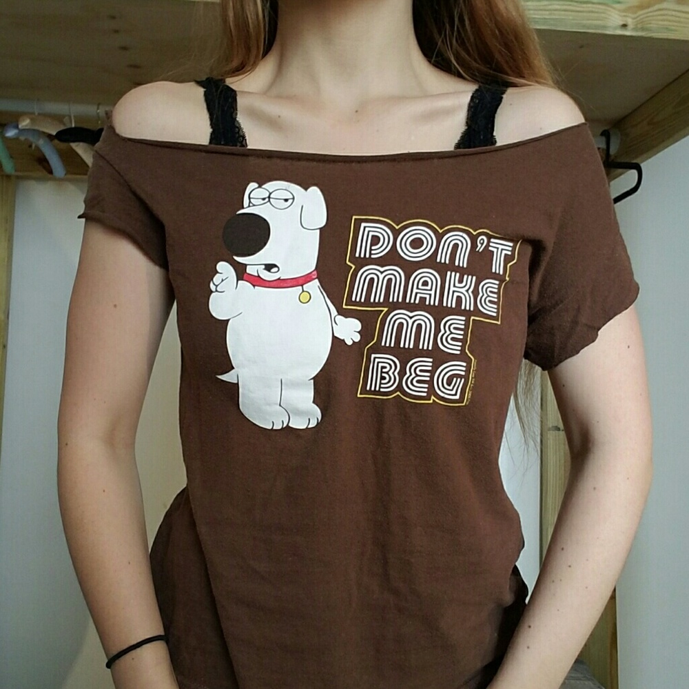 Family Guy Brian Griffin beg vtg t-shirt sassy